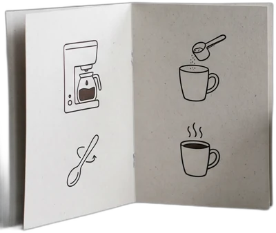 Mockup Guía Exprés de Café para la Oficina
